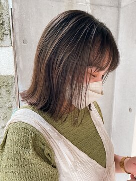 ルーカス(LUCAS) 【上原啓介】オリーブグレージュ×ボブ