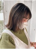 【上原啓介】オリーブグレージュ×ボブ