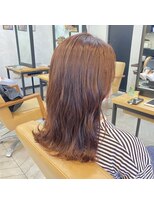 エスト ヘアー アメリ 松戸店(est hair Ameri) オレンジカラー