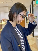 レクタ(recta)&nbsp;大人可愛い20代　30代　40代　黒髪前下がりボブ