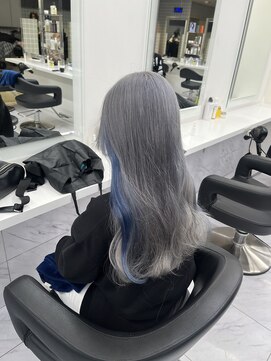 ユナイテッド 横浜(UNITED) シルバーグレー/ネイビーブルー