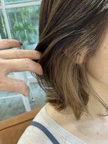 ツムグ 代官山 中目黒(TUMUGU)&nbsp;大人可愛いイヤリングカラーツートンカラーサンドベージュ