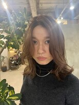 フラッグ ヘアー 天神西通り店(Flag HAIR)&nbsp;シアベージュ　ミディアム