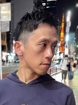 ヒロギンザ 六本木店(HIRO GINZA) ツーブロックワイルドメンズベリーショート