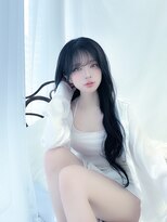 アキオドットヘアー(AKIO.hair)&nbsp;巻き髪必須!透明感抜群ブルーブラッククールレイヤー！