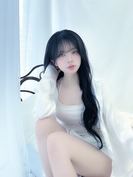 アキオドットヘアー(AKIO.hair) 巻き髪必須!透明感抜群ブルーブラッククールレイヤー！