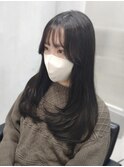 《韓国ヘア》レイヤードカット×エギョモリ