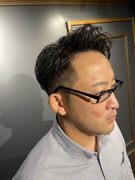 銀座 シノ 本店(shino) 【銀座理容室】アップバングスタイル