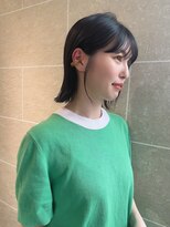 サンドシーン(sand scene)&nbsp;20代30代40代丸みショートボブマッシュ前下がりレイヤー