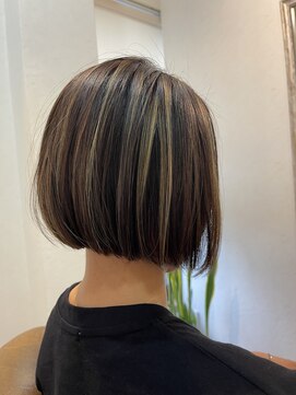 グランツ(hair salon Glanz) ハイライトで魅せる白髪隠し