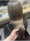 【竹嶋Style】グレージュ細めハイライトカラー