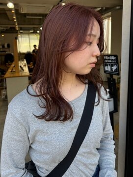 トナリ(tonari) ピンクブラウン ニュアンスカラー 10代20代【鹿児島中央駅】