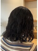 朝が楽になるミディアムパーマ