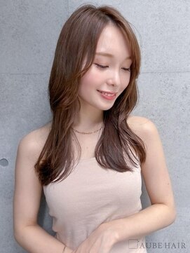 オーブヘアーアル 伊達店(AUBE HAIR aru) 20代・30代_ナチュラルブラウン/くびれロング