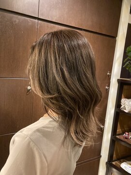 アンツ サザンリゾート 茅ヶ崎店(ANT'S Southern Resort) 前髪/アンブレラカラー/こなれミディ/イメチェン/ウェーブパーマ