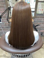 チェルシーヘアーアンドタイムスタジオ 小金井(CHELSEA HAIR&TIME STUDIO) ミルクティーベージュ×髪質改善カラーエステ【小金井 美容院】