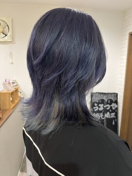 ニコヘアー(niko hair) 個性派ハイトーンウルフ