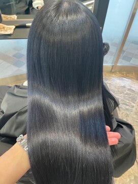 ベル バイ マグ 諏訪店(belle by Mag) 20代30代大人美人小顔ブリーチなし韓国ヘアアッシュブラック