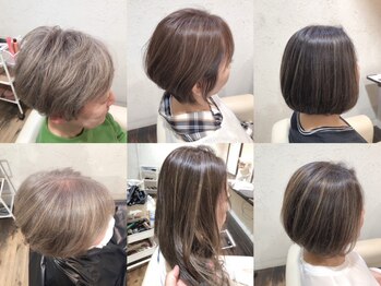 サイン(SIGN)の写真/コンプレックスも魅力に♪気になる白髪も活かしデザインに変える"白髪ぼかしハイライト"等,幅広いご提案を!