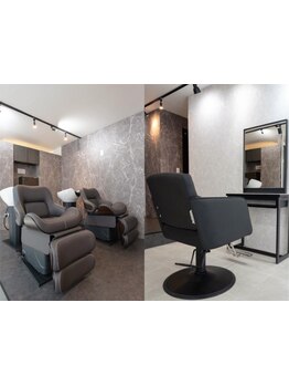 リラックスできる店内で、癒しのサロンタイムをご提供♪髪だけでなく心も癒される特別な時間を…＊