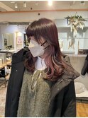 暖色インナーカラー