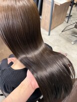 リンクエン(Link enn)&nbsp;【フォギーブラウン】艶カラー/髪質改善/透明感カラー