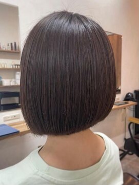 ベリテ 津田沼駅前店(verite) 黒髪カタログ/クラゲヘアー/オリーブグレー/津田沼駅前