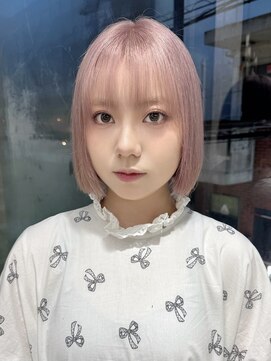 サンク 原宿 表参道(cinq) ★ハイトーンダブルカラーミルクティーグレージュピンクベージュ