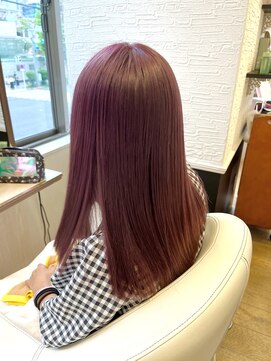 シュヴー 築地(CHEVEUX) 艶感バーガンディレッド