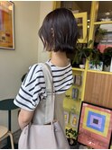 〈浅草 半個室〉ニュアンスボブ/グレーブラウン