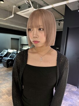 リンドトウキョウ(LINDO TOKYO) ミルクティーベージュ 心斎橋/ハイトーン/ブリーチ/髪質改善