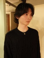 ノラジャーニー(NORA Journey)&nbsp;メンズボブウルフメンズミディアムレイヤーカットメンズウルフ