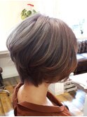丸みショート/前下がりショート/福井/森田