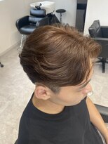 ブースト(BOOST)&nbsp;センターパート×茶髪