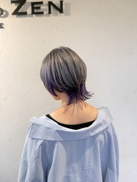 ヘアースタジオゼン アドバンス(hair studio Zen advance) インナーカラー/ハイトーンカラー/ウルフカット