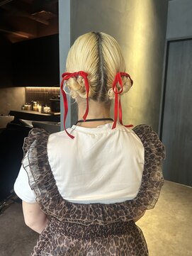 クレオヘアフィーカ(CLEO hair fika) お呼ばれ個性派アレンジ