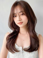 キリ 表参道(kyli)&nbsp;モテ髪サイドバングレイヤーカット薄めバング外ハネボブ前髪