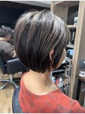 大人の美しいグレイヘア脱白髪染め30代40代50代60代