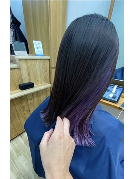 ループ 船橋店(Loop) インナーカラー/インナーカラーブルー/ブリーチ/船橋美容室