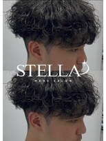 ステラ(STELLA)&nbsp;波巻きスパイラル/メンズカット/メンズ/メンズサロン/波巻き