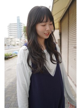 レイヤーカット/ゆるふわコテ巻き