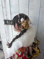 ネオリーブクレア 綱島店(Neolive Krea)&nbsp;サイド編みおろし/成人式ヘア