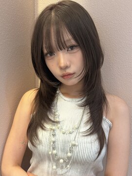 サンド ミュウ 横浜店(sand mieu) レイヤーカット/ハッシュカット/髪質改善/グレージュ/横浜