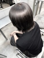ノード(NODO)&nbsp;【透明感UPベージュ】ボブのグレージュカラー