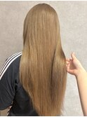 リタッチブリーチでつくるミルクティーベージュ