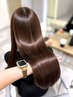 【夏ダメージ髪質改善コース】カット+カラー+髪質改善UPTOGLOSS×バイカルテ