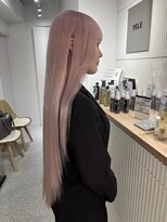 ペレ 原宿(PELE)&nbsp;ダークパープルナチュラルショート夏のヘアアレンジ原宿