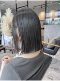 【切りっぱなしボブ＊ミディアム】