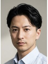 ゼンコー アオヤマ(ZENKO Aoyama)&nbsp;センターパート×アップバング【メンズパーマ表参道渋谷原宿】