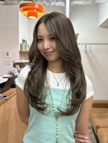 ノービス バイ パーキング 心斎橋(NOV!!!CE by PARKiiiNG) ミルクブラウン/ダウンバンク/夏のヘアアレンジ